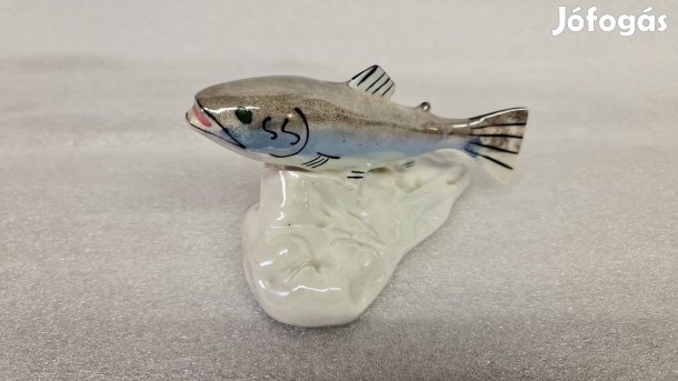 Pisztáng vagy lazac hal,Alba-Lulia porcelán eladó