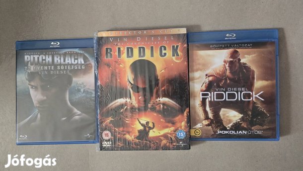 Pitch black, Riddick (bővített) Blu-ray A sötétség krónikája dvd