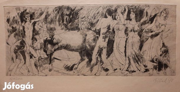 Pituk József igényes rézkarca a faladra kívánkozik