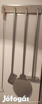 Pizzalapát szett , kemence eszköz szett