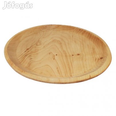 Pizzás tányér 30cm kerek fatál