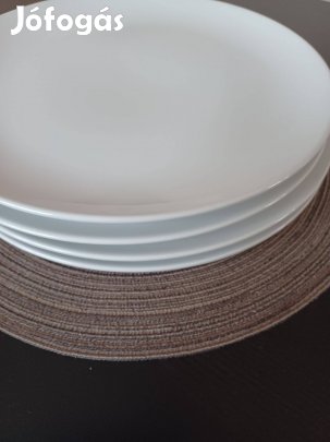 Pizzás tányér / fehér