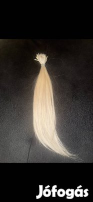 Platinaszőke haj európai,40 cm
