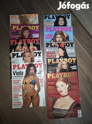 Playboy 10db újság vegyesen.