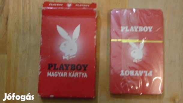 Playboy - piros, nyuszis hátlapos Magyar Kártya csomag - új