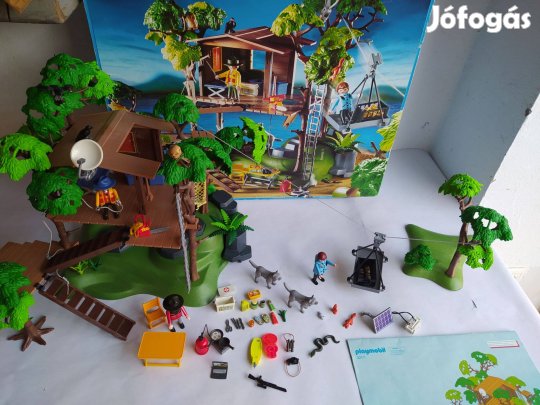 Playmobil 3217 lombház - kaland a faházban szett dobozában leírással