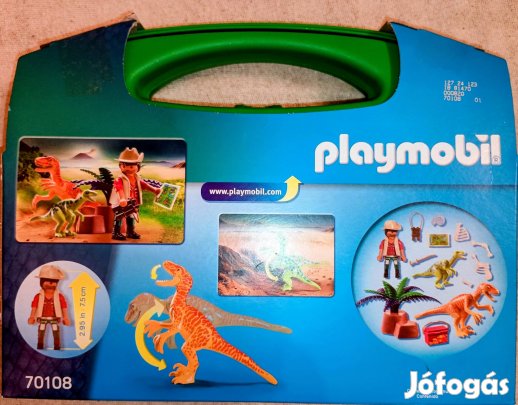 Playmobil 70108. Hordozható Dino kutató. Új szett!