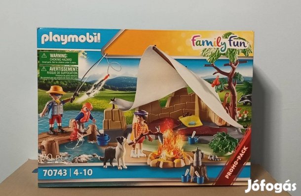 Playmobil 70743 Családi Tábor Kemping Kaland Új Bontatlan