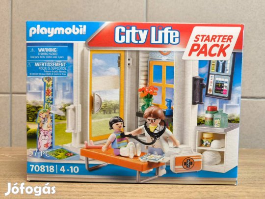 Playmobil 70818 Gyermekorvosi rendelő új, bontatlan