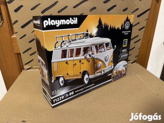 Playmobil 71229 VW T1 Busz Edeka bontatlan új