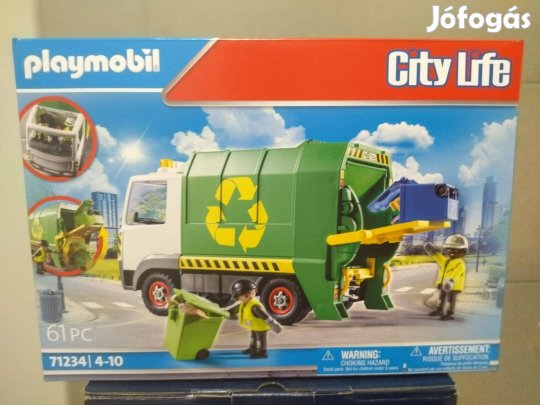 Playmobil 71234 Szelektív kukásautó új, bontatlan