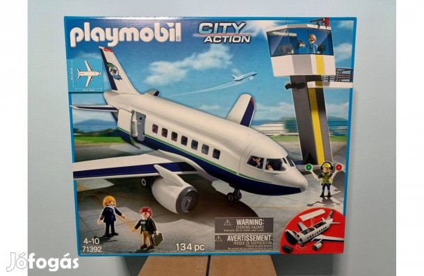 Playmobil 71392 Repülőgép Irányítótoronnyal Új Bontatlan