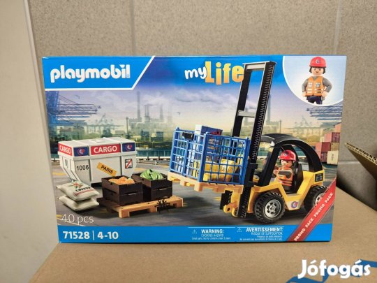 Playmobil 71528 Targonca rakománnyal új, bontatlan