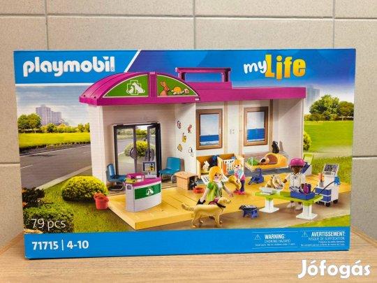 Playmobil 71715 Hordozható állatorvosi rendelő új, bontatlan