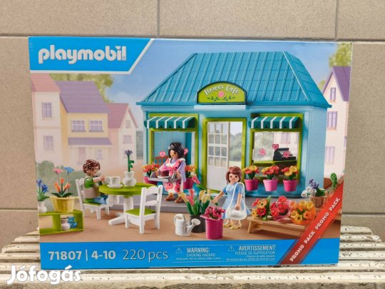 Playmobil 71807 Virágbolt és kávézó új, bontatlan