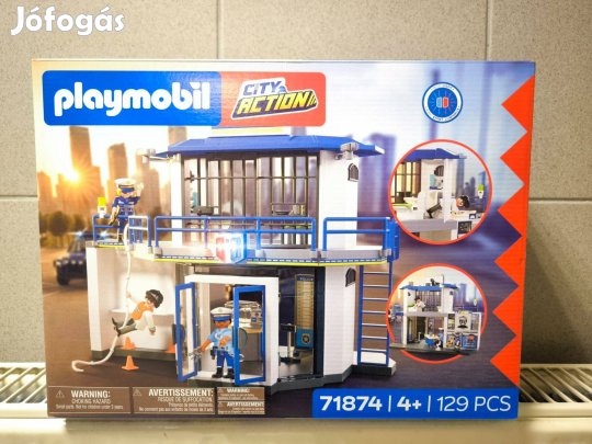 Playmobil 71874 Rendőrkapitányság nyomozó szobával új, bontatlan