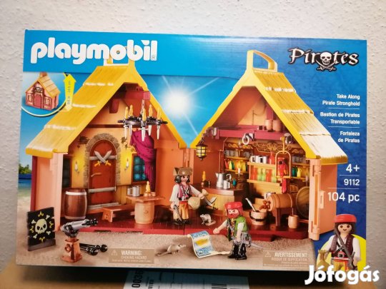 Playmobil 9112 Hordozható Kalóz Pub új, bontatlan