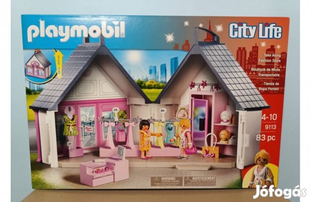 Playmobil 9113 Hordozható Butik Divatüzlet Új Bontatlan