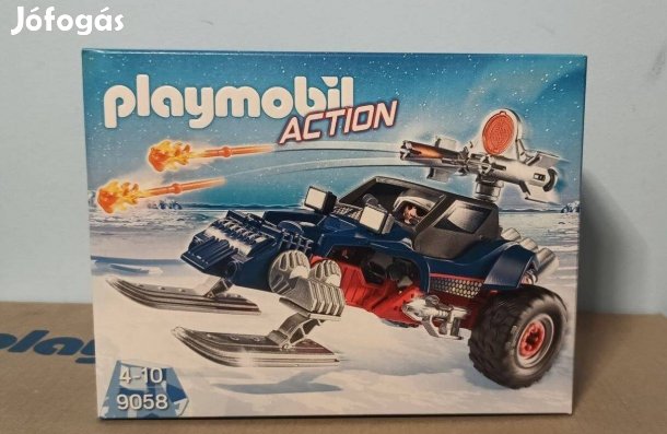 Playmobil Action 9058 Jégkalóz Motoros Szánnal Új Bontatlan