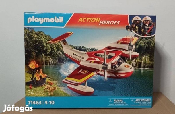 Playmobil Action Heroes 71463 Tűzoltórepülő Oltófunkcióval Új