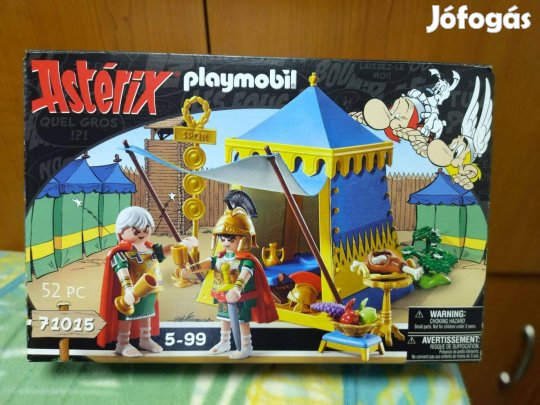 Playmobil Asterix 71015 Római tábornokok sátra új, bontatlan