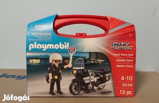 Playmobil City Action 5648 Hordozható Rendőrjárőr Szett Új Bontatlan