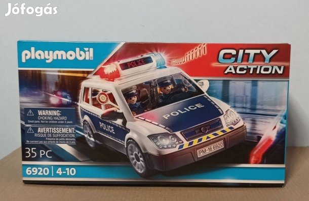 Playmobil City Action 6920 Rendőrautó Villogóval És Rendőrökkel Új