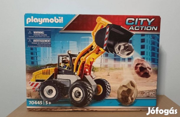 Playmobil City Action 70445 Kerekes Rakodó Új Bontatlan