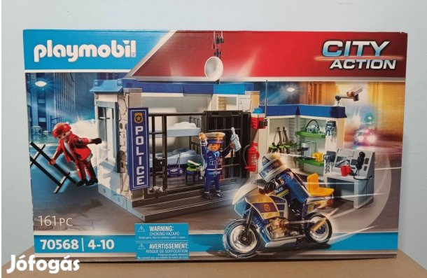 Playmobil City Action 70568 Rendőrség: Menekülés A Börtönből Új