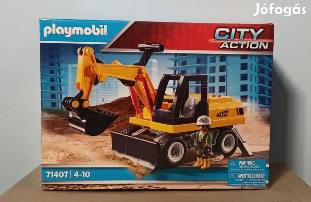 Playmobil City Action 71407 Kotrógép 360° fokban Forgatható Egységgel