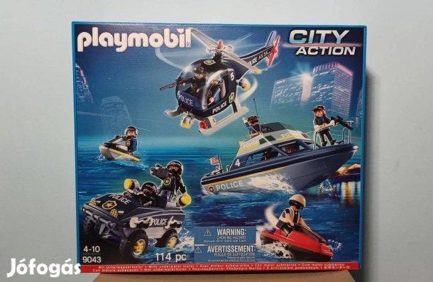 Playmobil City Action 9043 Óriás Rendőrségi Készlet Új Bontatlan
