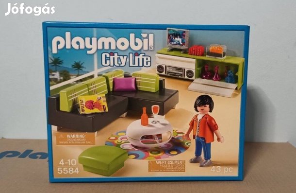 Playmobil City Life 5584 Modern Nappali Új Bontatlan