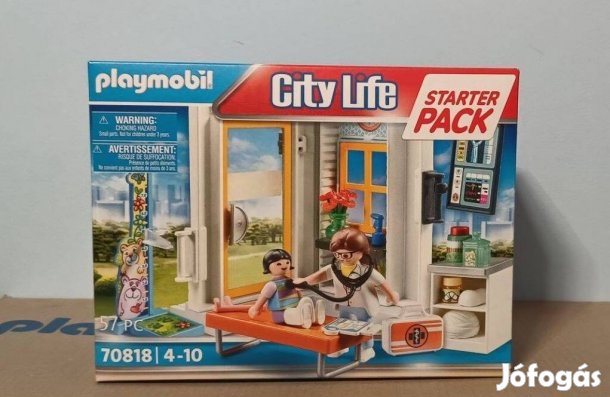 Playmobil City Life 70818 Gyermekorvosi Rendelő Új Bontatlan