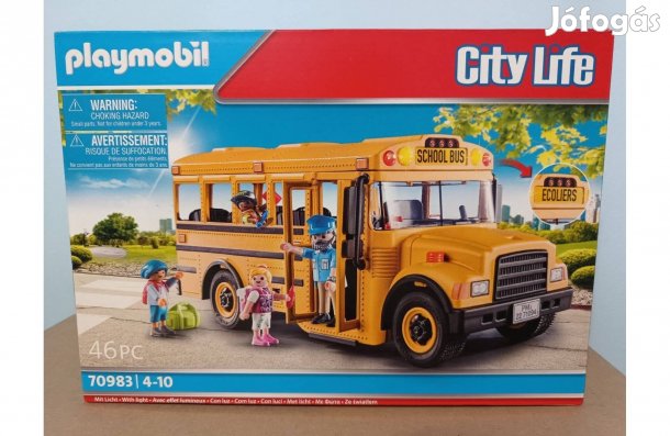 Playmobil City Life 70983 Amerikai Iskolabusz Új Bontatlan