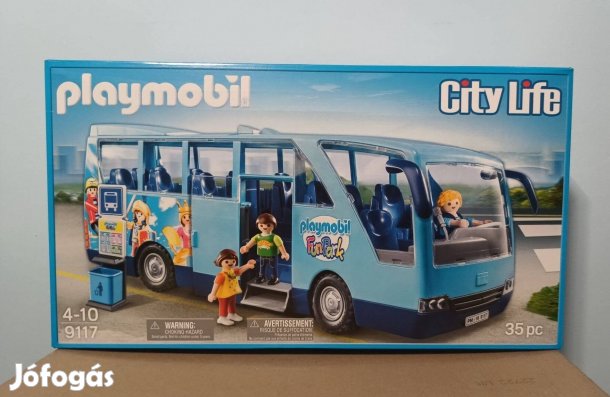 Playmobil City Life 9117 Park Fun Kék Iskolabusz Új Bontatlan