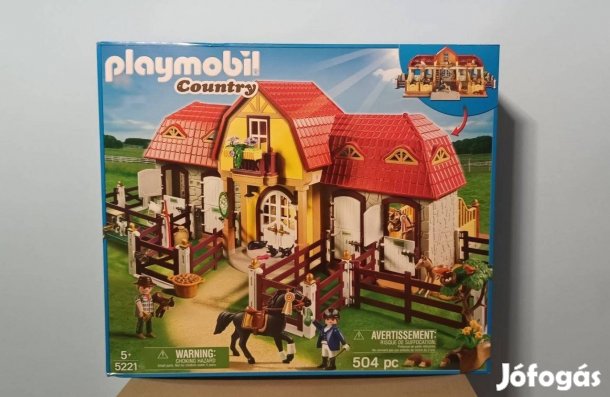 Playmobil Country 5221 Óriás Lovarda Új Bontatlan