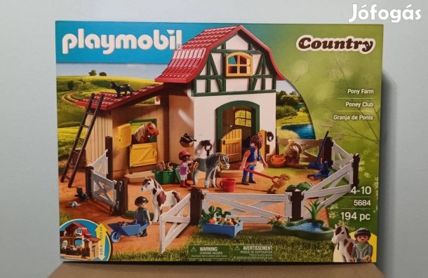 Playmobil Country 5684 Póni Farm Új Bontatlan