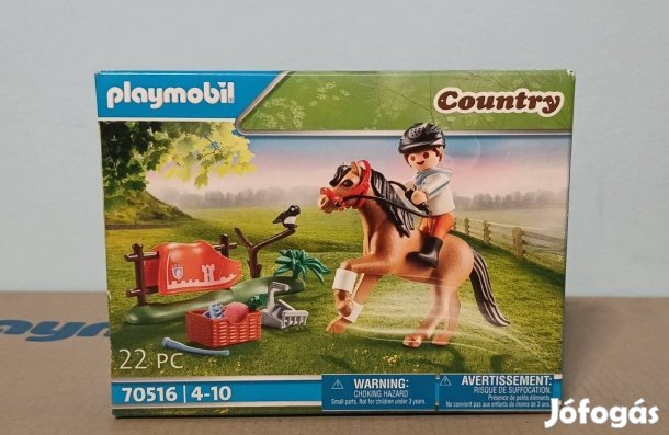 Playmobil Country 70516 Connemara Póni Kiegészítőkkel Új Bontatlan