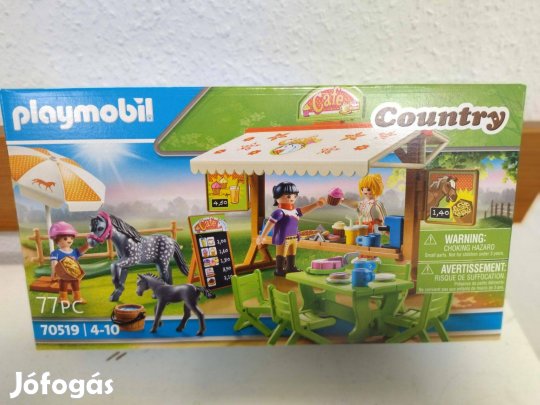 Playmobil Country 70519 Póni kávézó új, bontatlan
