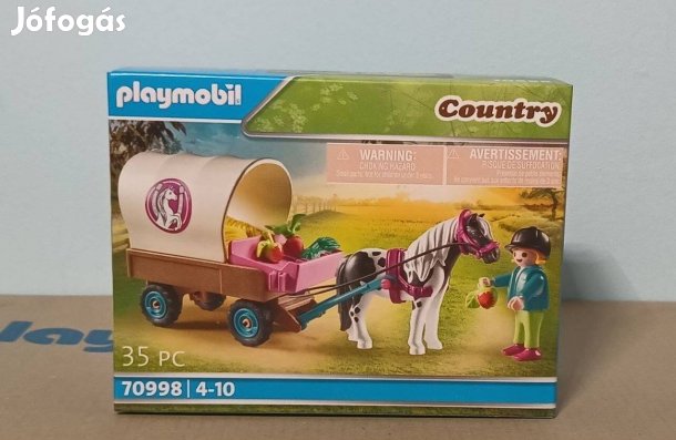Playmobil Country 70998 Póni Lovaskocsi Új Bontatlan