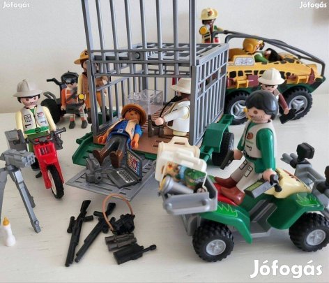 Playmobil Dínómentő Osztag kiegészítőkkel