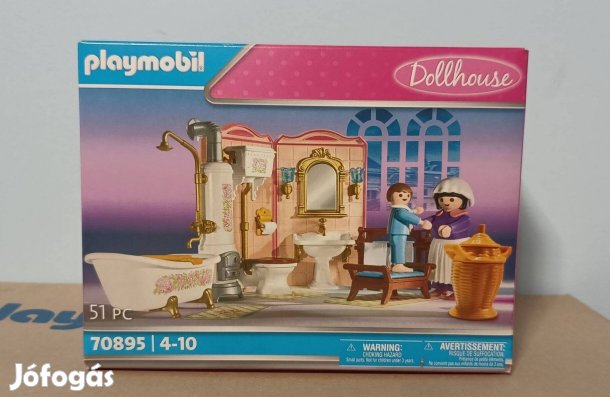 Playmobil Dollhouse 70895 Fürdőszoba Káddal Új Bontatlan