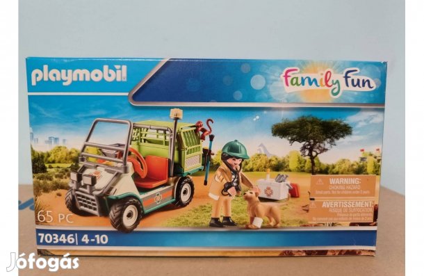 Playmobil Family Fun 70346 Állatkerti Állatorvos Autóval Új Bontatlan