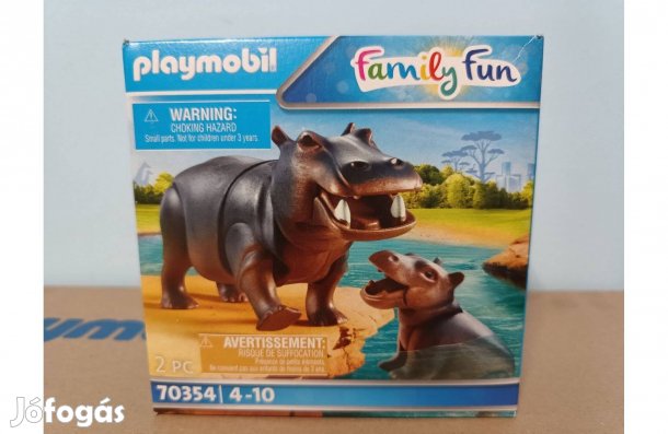 Playmobil Family Fun 70354 Víziló Kicsinyével Új Bontatlan