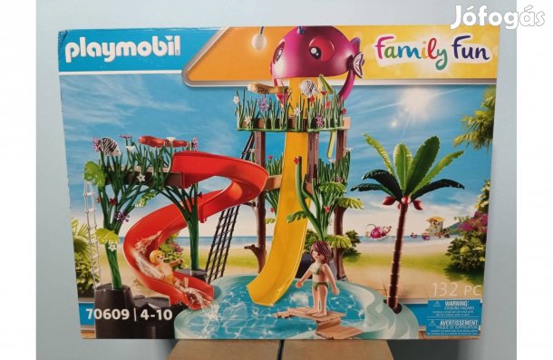 Playmobil Family Fun 70609 Tropical Vízi Park Csúszdával Új Bontatlan