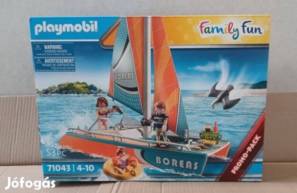 Playmobil Family Fun 71043 Katamarán Vitorláshajó Új Bontatlan
