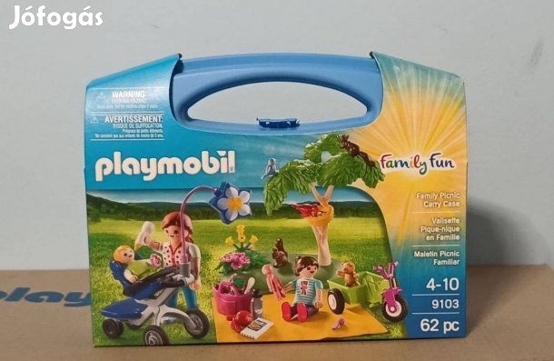 Playmobil Family Fun 9103 Hordozható Családi Piknik Szett Új