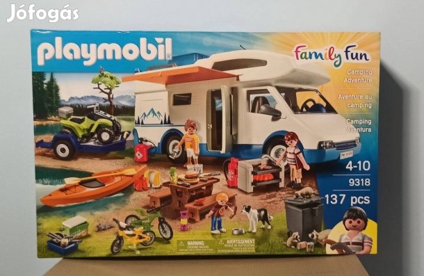Playmobil Family Fun 9318 Lakókocsi Quaddal Új Bontatlan