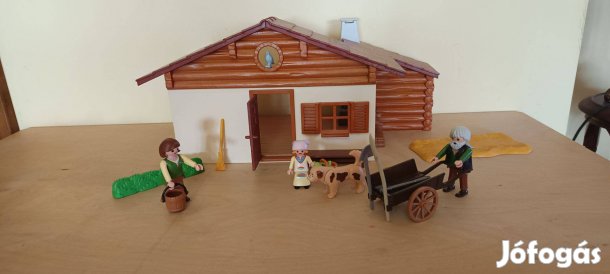 Playmobil Heidi és Nagyapó alpesi háza