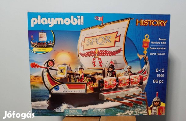 Playmobil History 5390 Római Hadihajó Új Bontatlan